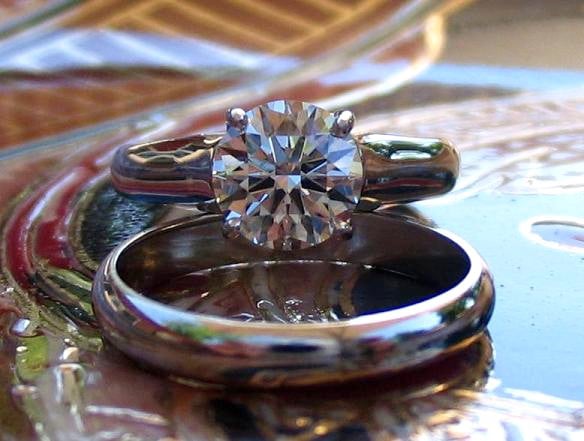 Diamond Engagement Ring Four Prong Setting